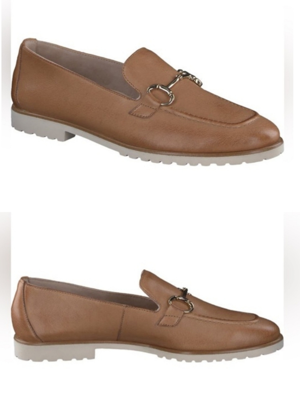 Paul Green Shay Bit Loafer Tan/Light Brown Leather Size US 10